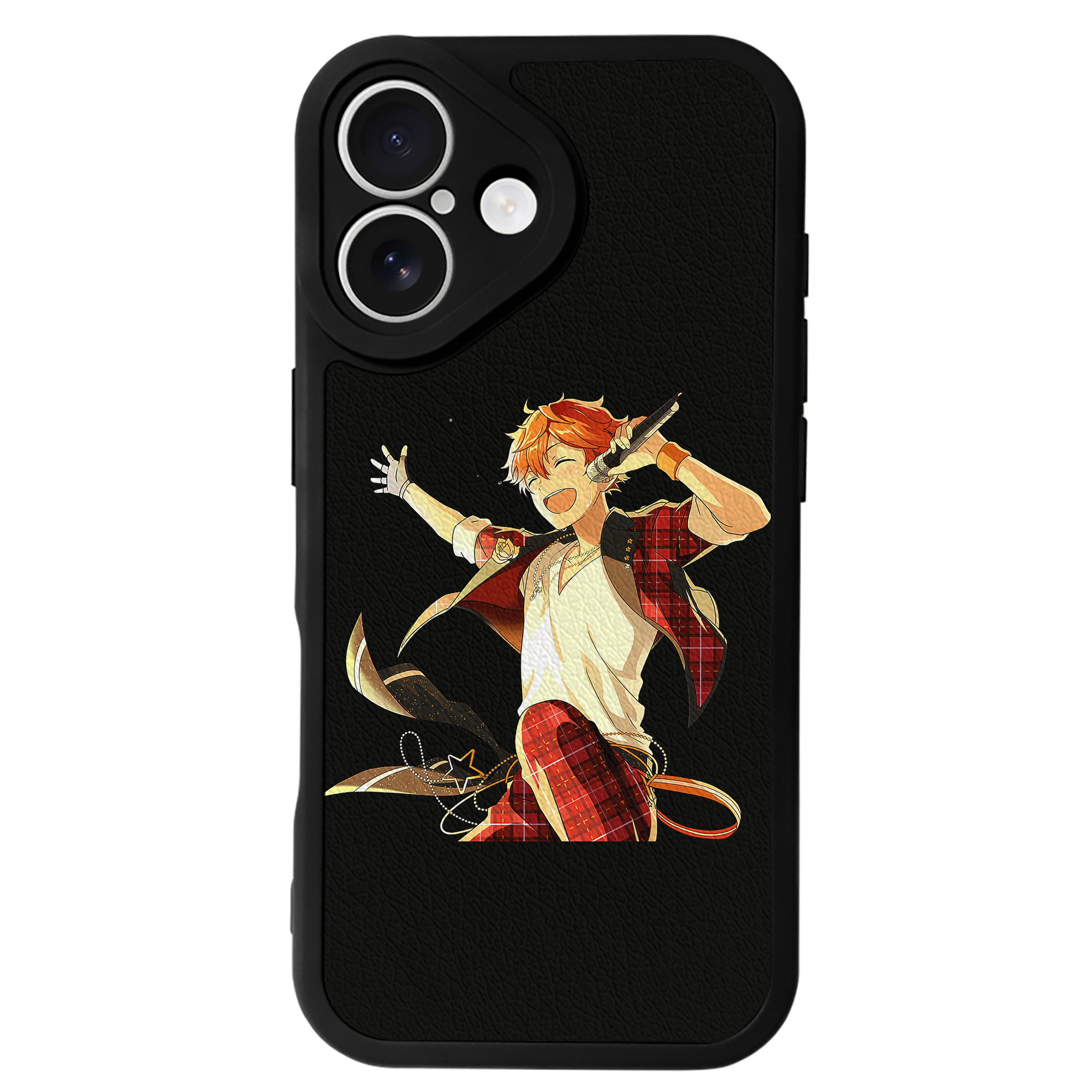 （画像用） あんさんぶるスターズ! Ensemble Stars 【iPhone 16シリーズ対応】シリコンスマホケース（レザー調） 材質：シリコン